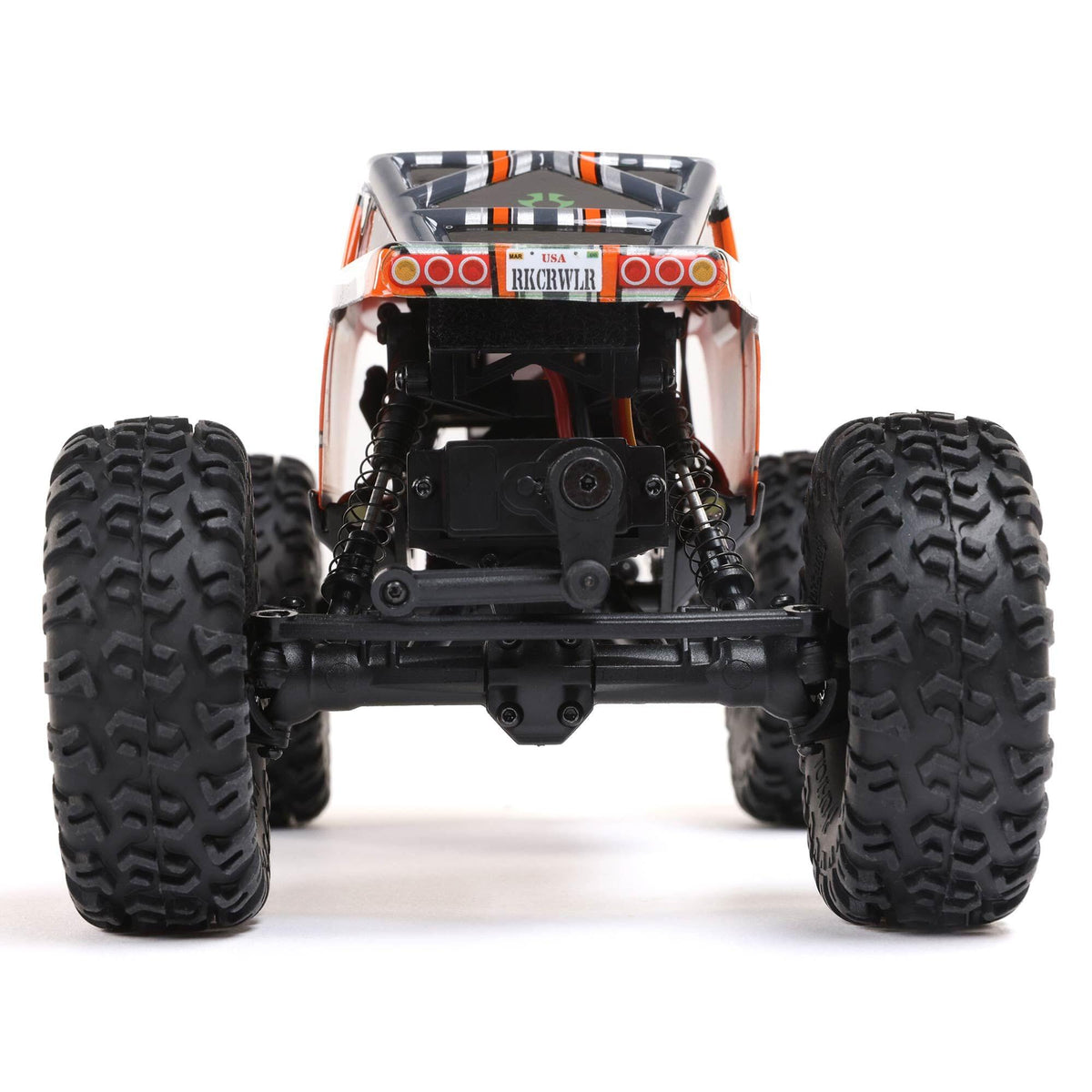 Mini rock crawler tout-terrain 4x4 AX24 XC-1 4WS RTR 1/24 orange - AXI00003T2