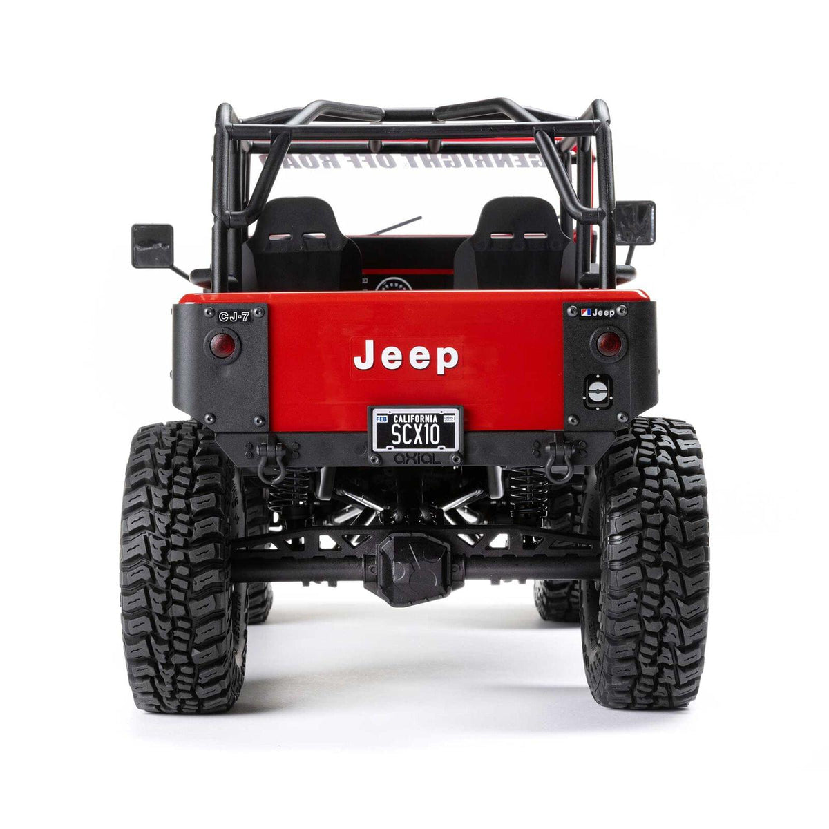 Crawler Axial 1/10 SCX10 III Jeep CJ-7 4WD charbon RTR - rouge AXI03008V2T1 - Breizh Modélisme.