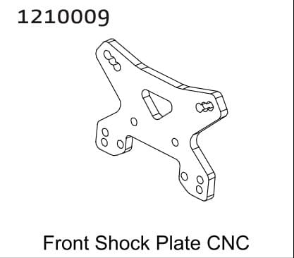 Support d'amortisseur avant en aluminium Neon Buggy - 1210009