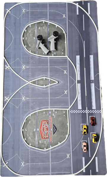 Circuit de course Pocket Racer Airfield 1/64 - 160x90cm