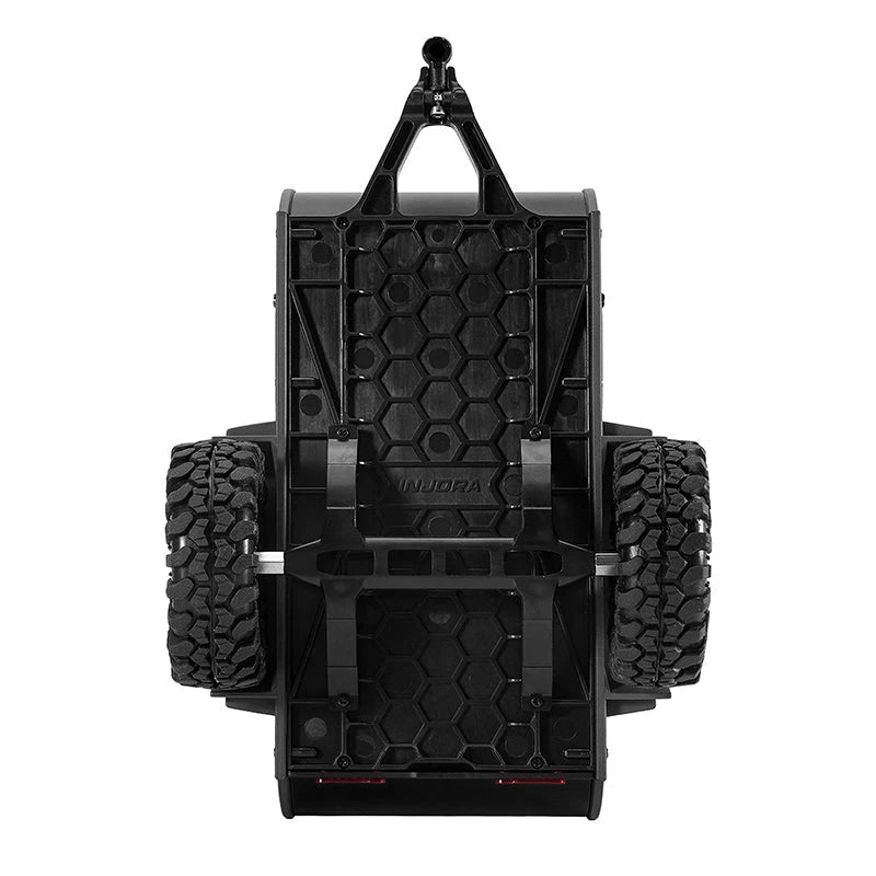 Remorque de type « Teardrop » avec attelage Injora pour crawler 1/24 SCX24