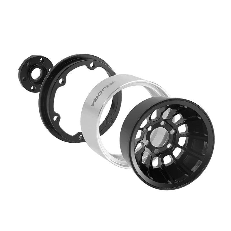 4 jantes INJORA 1,9" Turbine Deep Dish CNC pour crawlers RC 1/10 (W1915) - Breizh Modélisme.