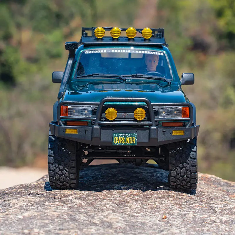 1/10 Toyota Land cruiser 80 FCX10 brushless ARTR kit (RS) vert - FMS11042RS-GN-BL - Breizh Modélisme.
