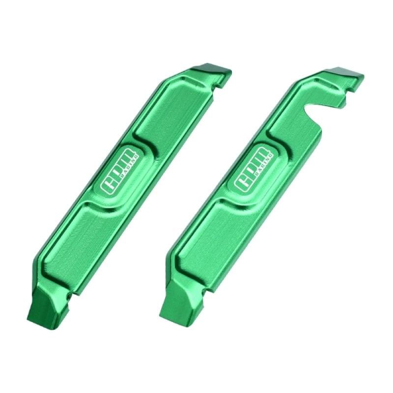 Châssis en aluminium-Nerf Bars vert (2) GPM TRX Mini Maxx - GPMTXMM014G - Breizh Modélisme.