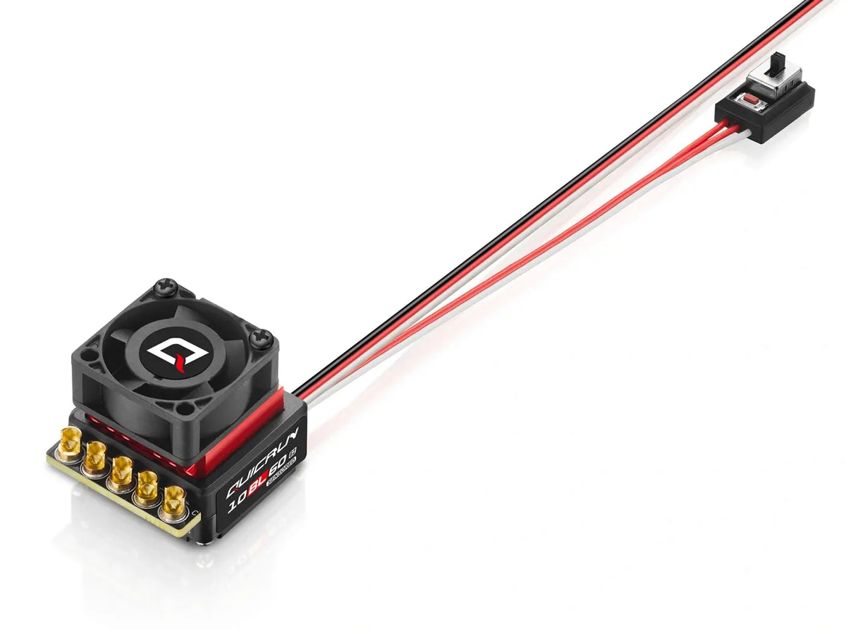 Combo brushless 1/10 Hobbywing 10BL60 3650 10.5T G2 Sensored 30803200