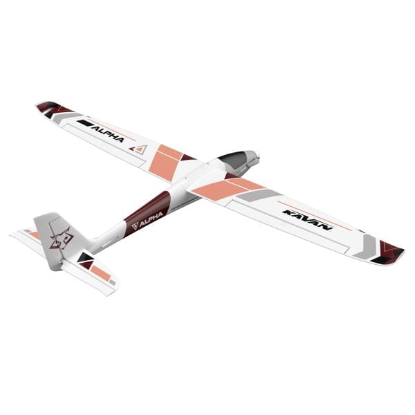 Motoplaneur planeur Kavan ALPHA V2 1500 RTF rouge - Breizh Modélisme.