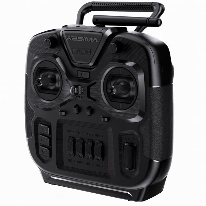 Radiocommande à 6 voies «SR6S-EVO» 2,4 GHz + récepteur RX - 2000023 - Breizh Modélisme.