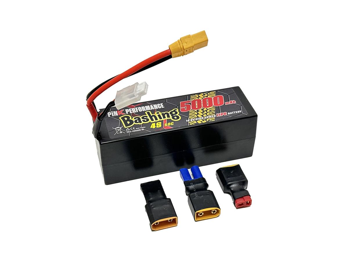 Batterie lipo 4S Bashing 14,8V 5000mAh - PP3-4S5000-M - Breizh Modélisme.