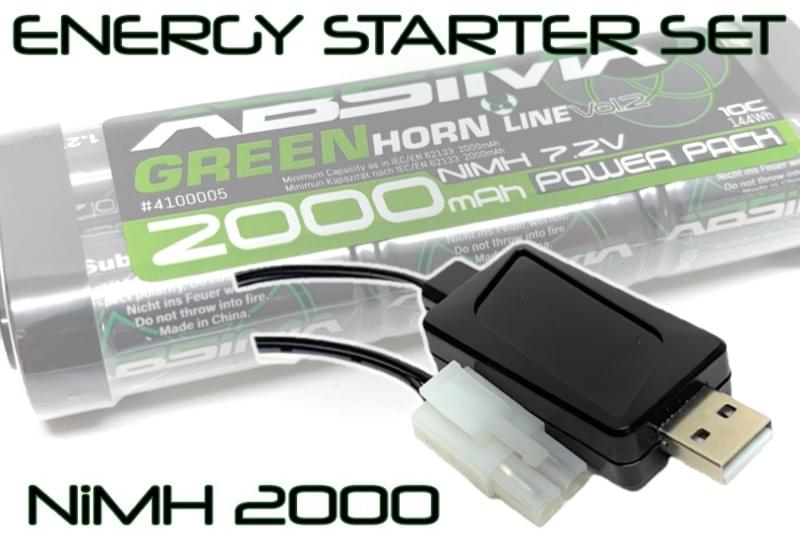 Kit de démarrage RC Energy 2000 (NiMH/USB) - 4200020