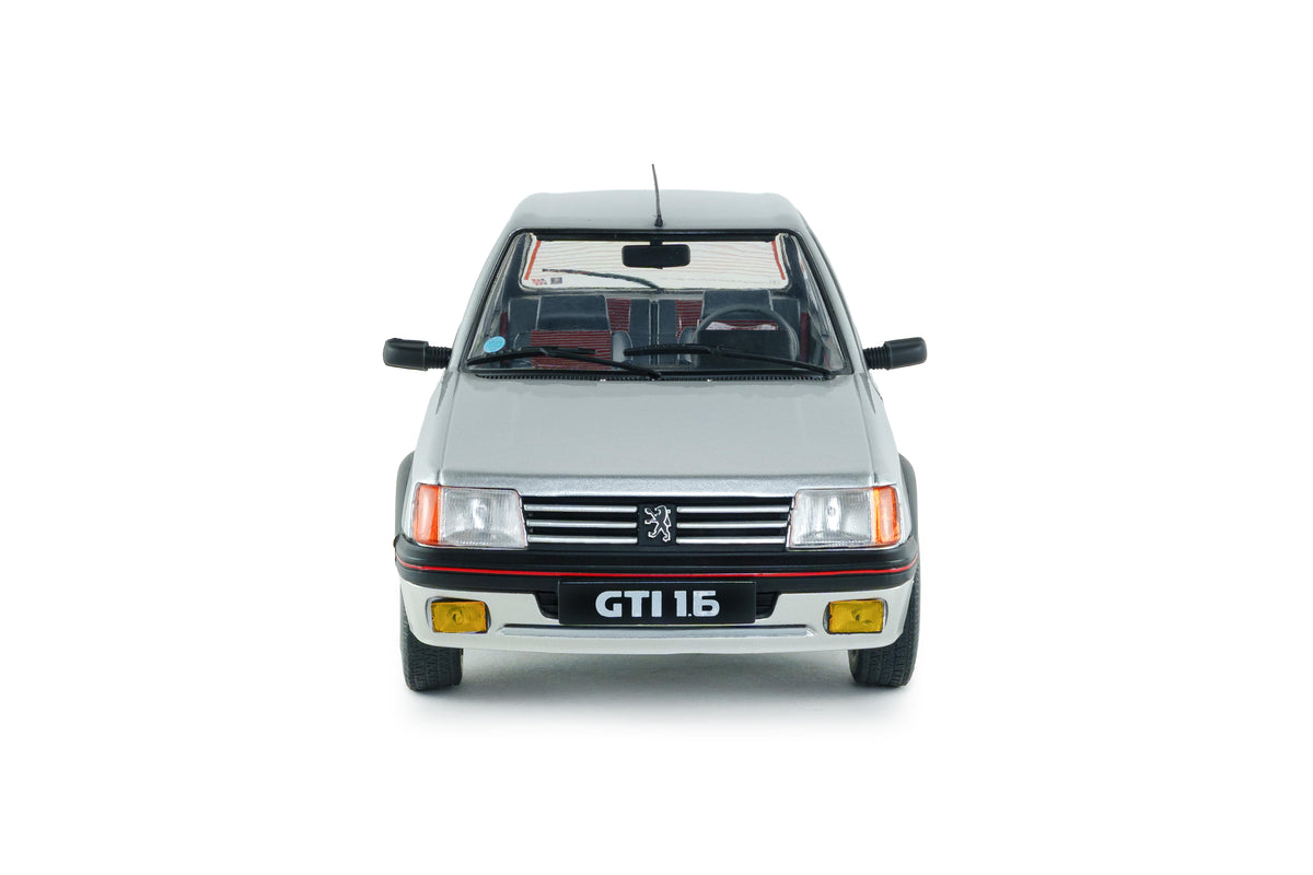 Solido S1801718 miniature collection 1/18 Peugeot 205 GTI 1,6l MK1 gris futura 1989 - Breizh Modélisme.