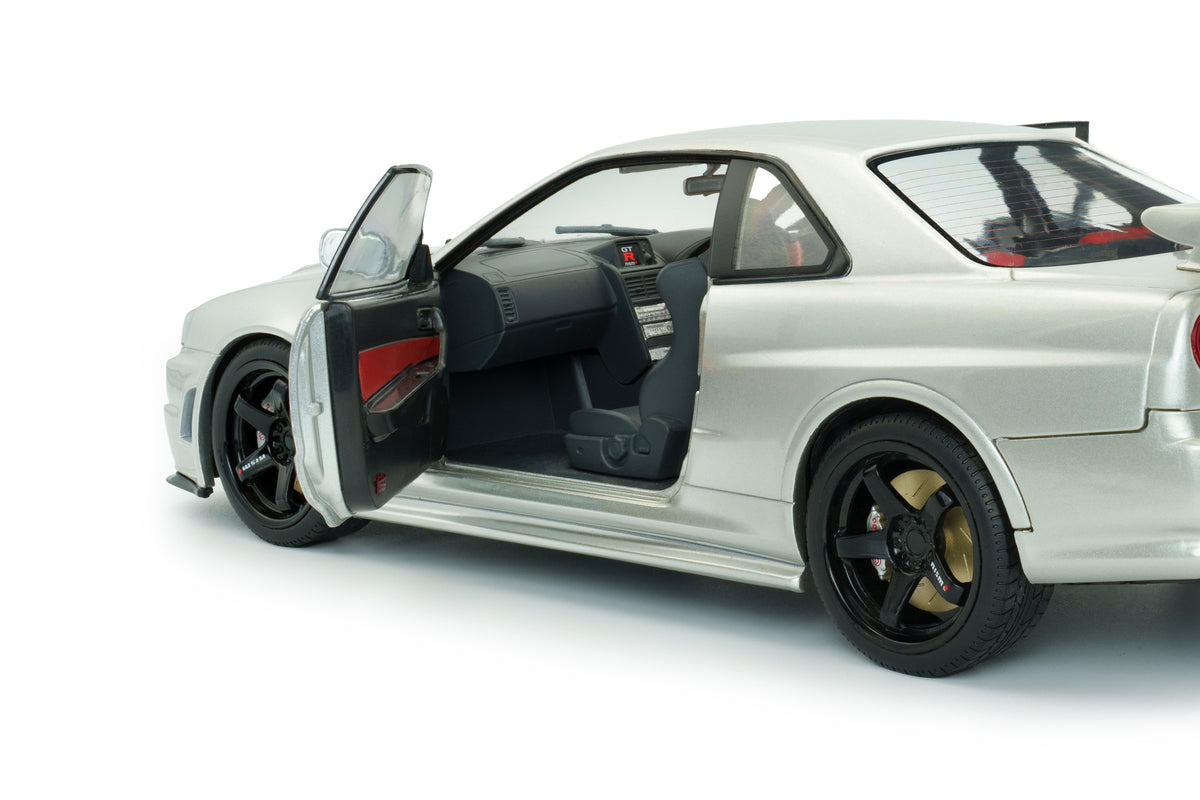 Solido S1804312 Voiture miniature collection 1/18 Nissan Skyline GT-R (BNR34) with NISMO Parts – 1999