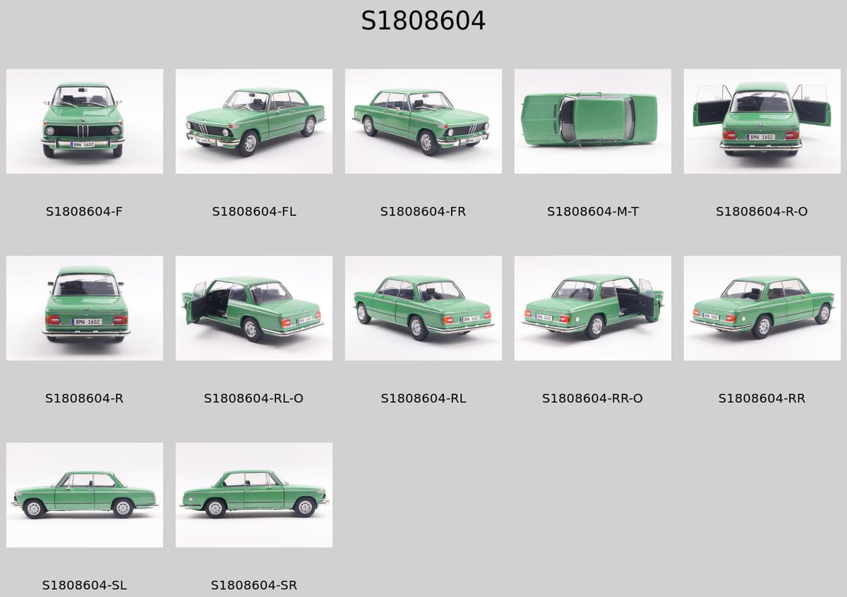 Solido S1808604 Voiture miniature collection 1/18 BMW 1602 – Taiga – 1971