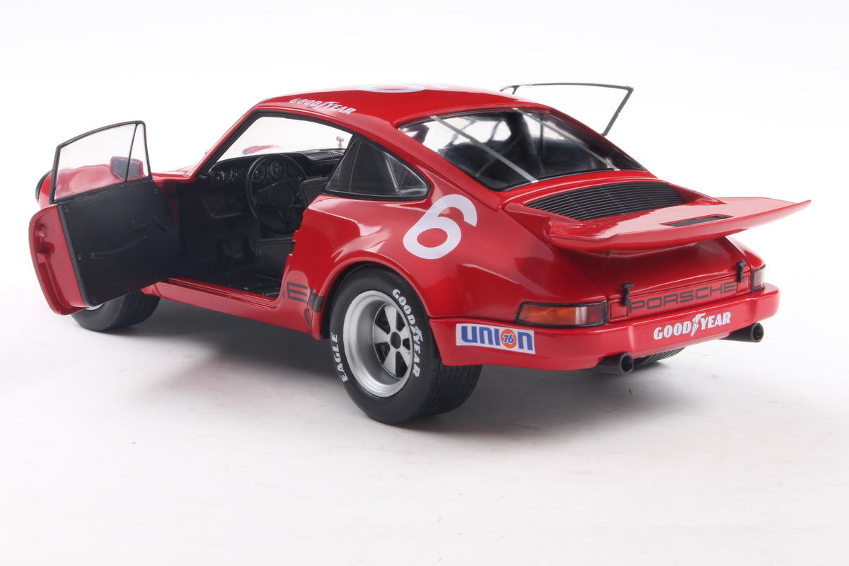 Solido s1810706 Voiture miniature collection 1/18 Porsche 911 rose 3 Pearson iroc Daytona 1974 - Breizh Modélisme.