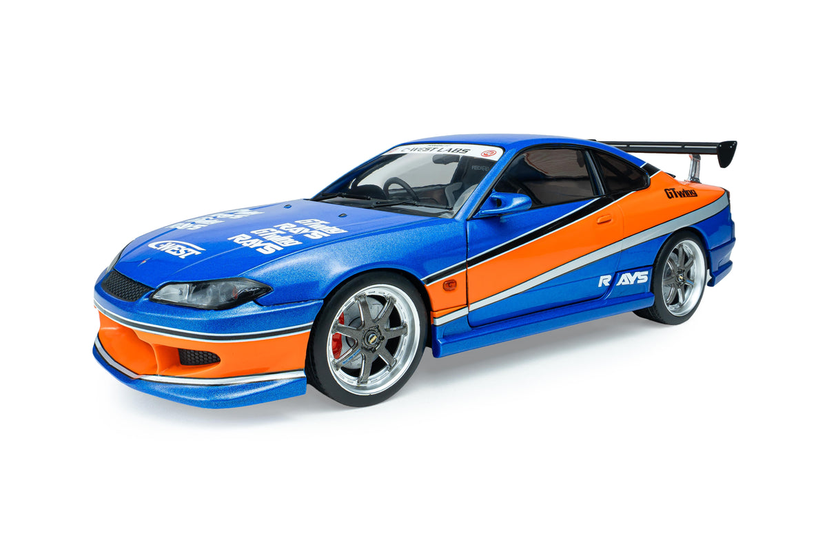 Solido S1812205A Voiture miniature collection 1/18 Nissan Silvia (S15) Spec-S Tokyo Drift - Breizh Modélisme.