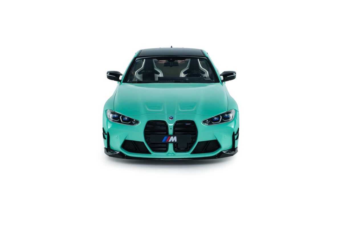 Solido S1814501 miniature collection 1/18 BMW M4 Performance turquoise - Breizh Modélisme.