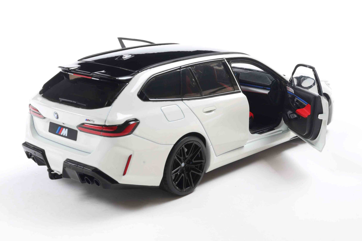 Solido S1814802 Voiture miniature collection 1/18 BMW M5 Touring – Alpine White Solid – 2025