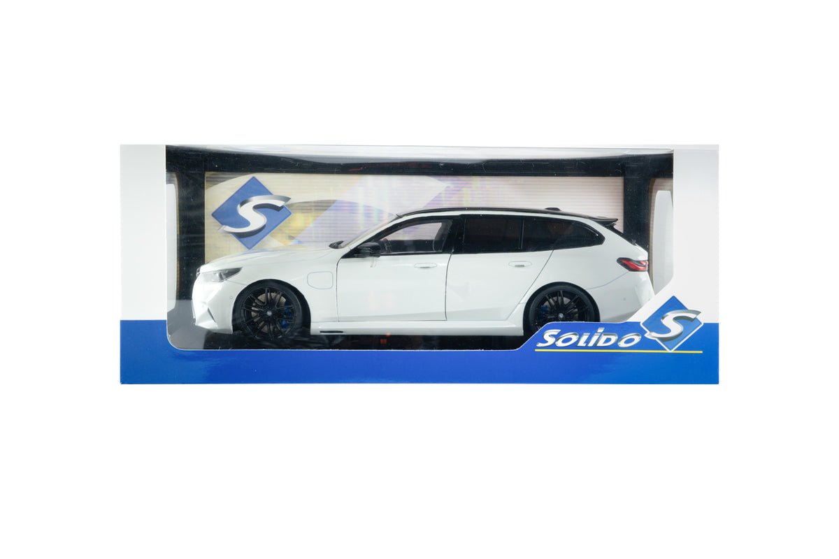 Solido S1814802 Voiture miniature collection 1/18 BMW M5 Touring – Alpine White Solid – 2025