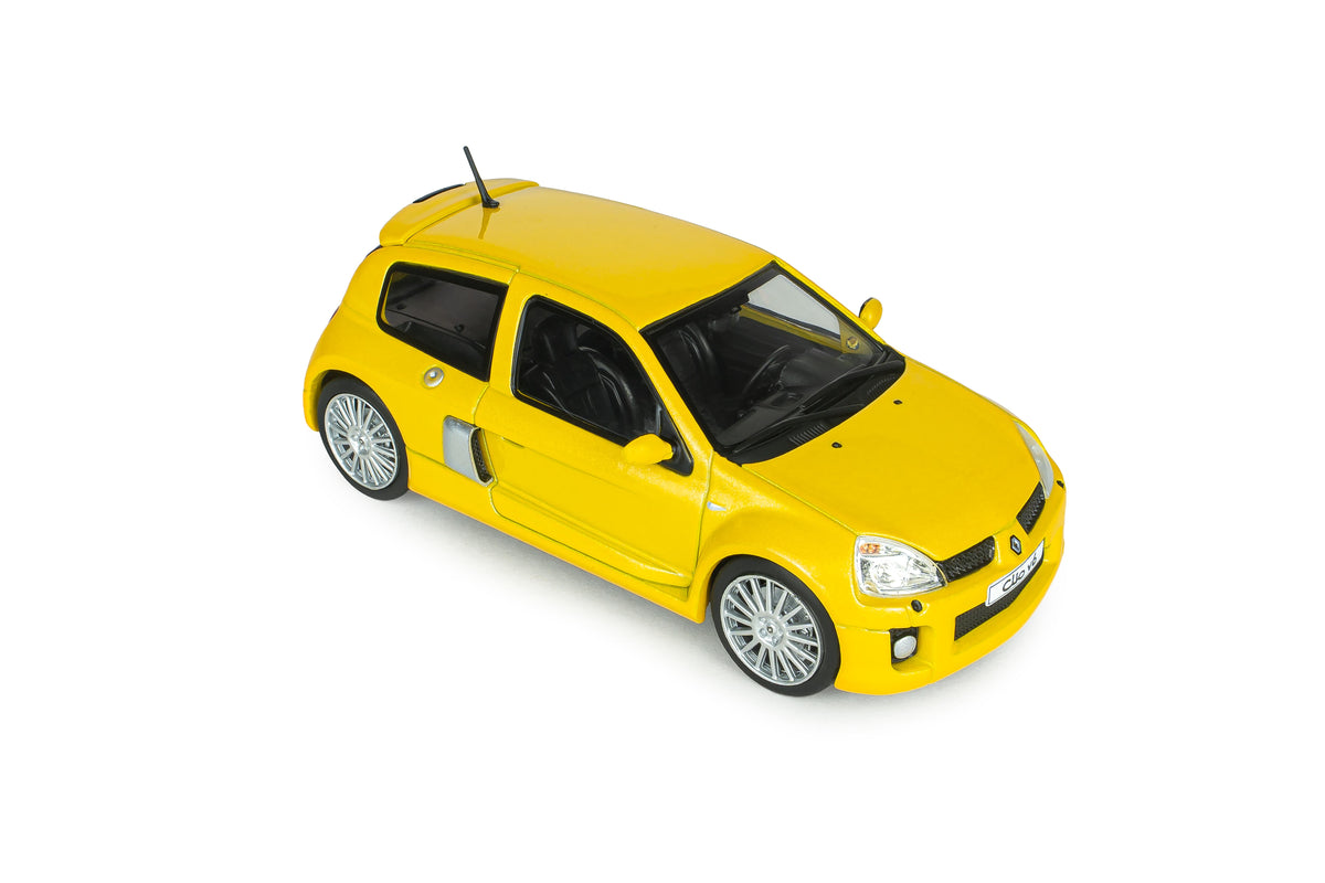 Voiture miniature 1/43 Renault Clio V6 Ph 2 2003 Jaune Sirius Solido S4318102