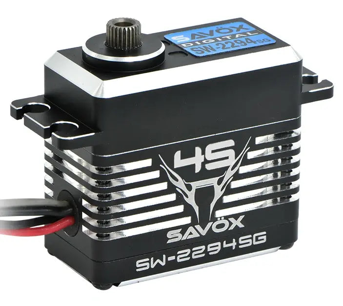 Servo crawler Savox SW-2294SG 75 kg 4S alu brushless, engrenages en acier