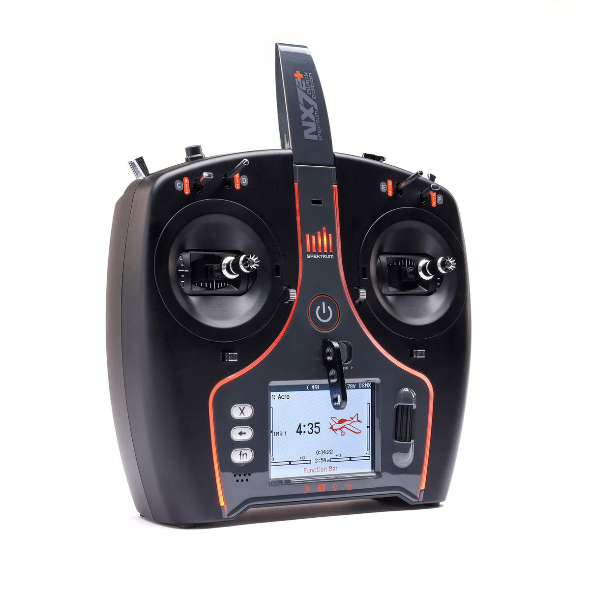 Radio Spektrum DSMX 14 canaux NX7e+ seule couleur noir - SPMR7120EU - Breizh Modélisme.