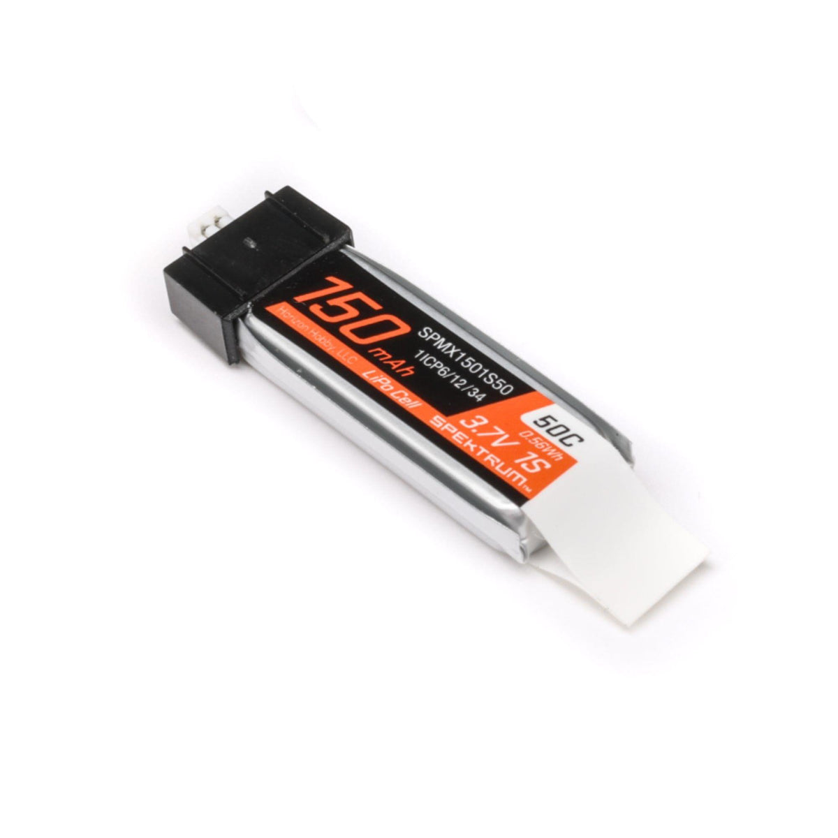 Batterie LiPo 3,7 V 150 mAh 1S 50C JST PH1.25 - SPMX1501S50