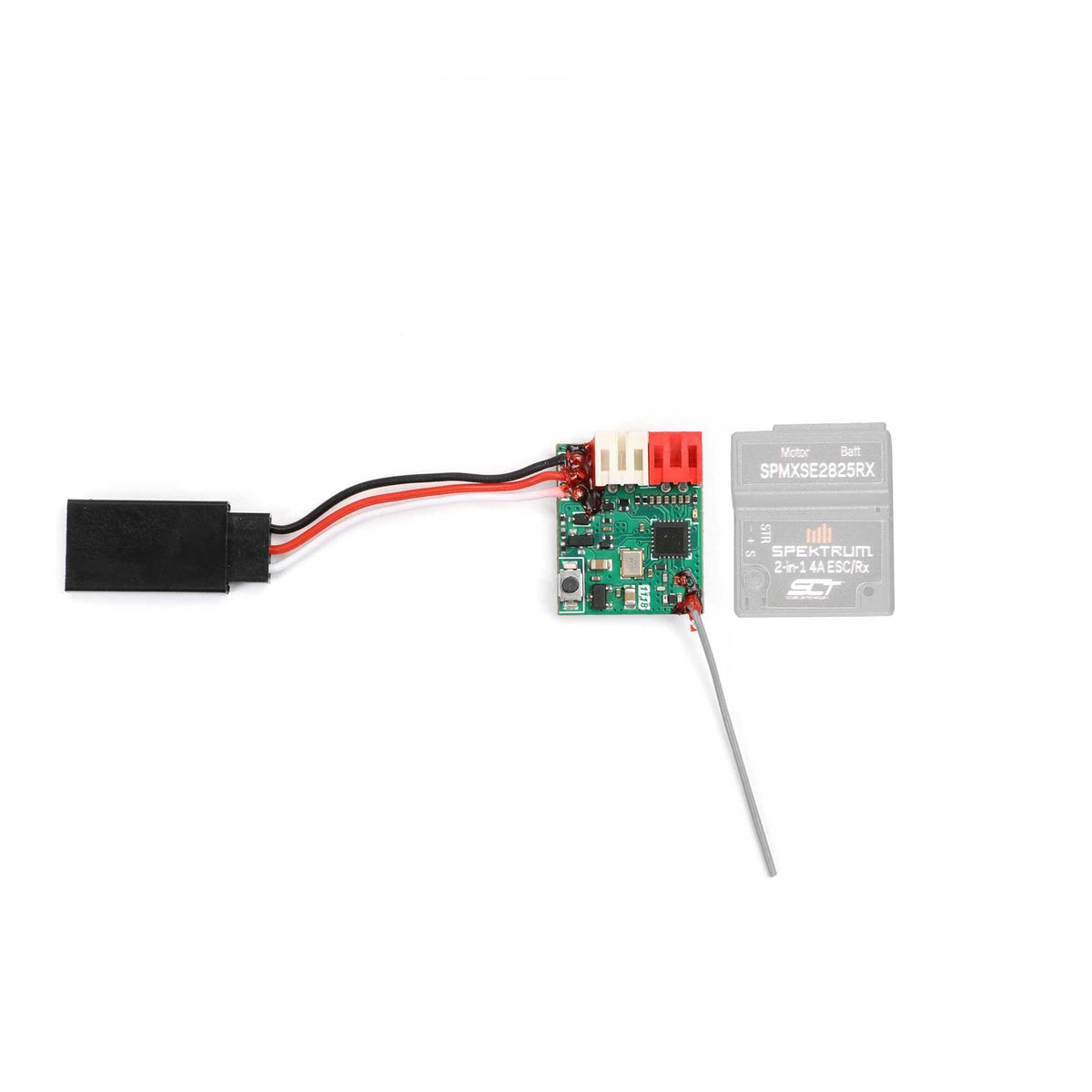 Récepteur ESC / SLT brossé 2 en 1 10A pour Losi Micro-B - SPMXSE2825RX