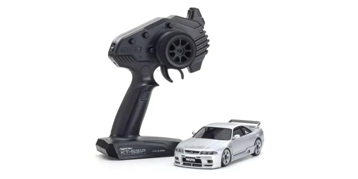Kyosho Mini-Z AWD Nissan Skyline GT-R R33 Argent Nismo (MA020-KT-531P) K.32659S