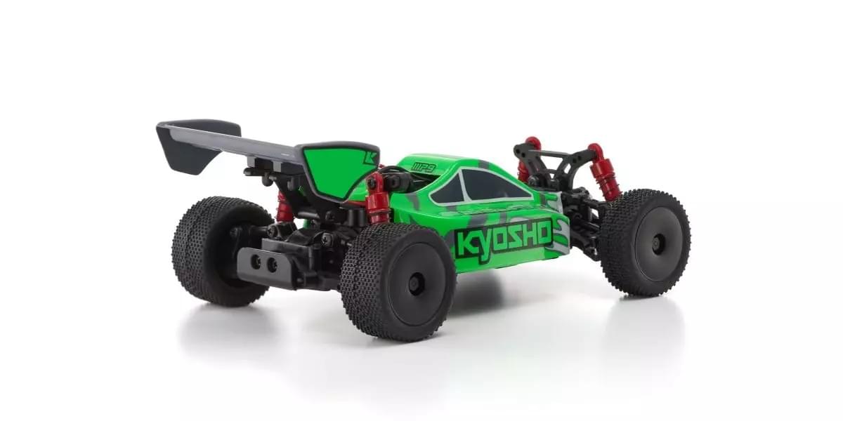 Buggy RC Kyosho Mini-Z MB010 Inferno MP9 TKI3 4WD Readyset 1/28 Blanc/Vert