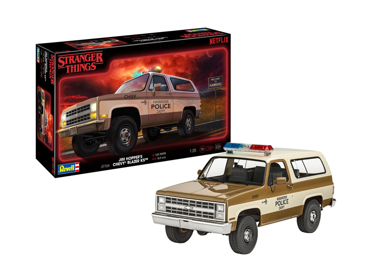 Maquette film Revell 07724 "Stranger Things" Jim Hopper´s Chevy® Blazer K5™
