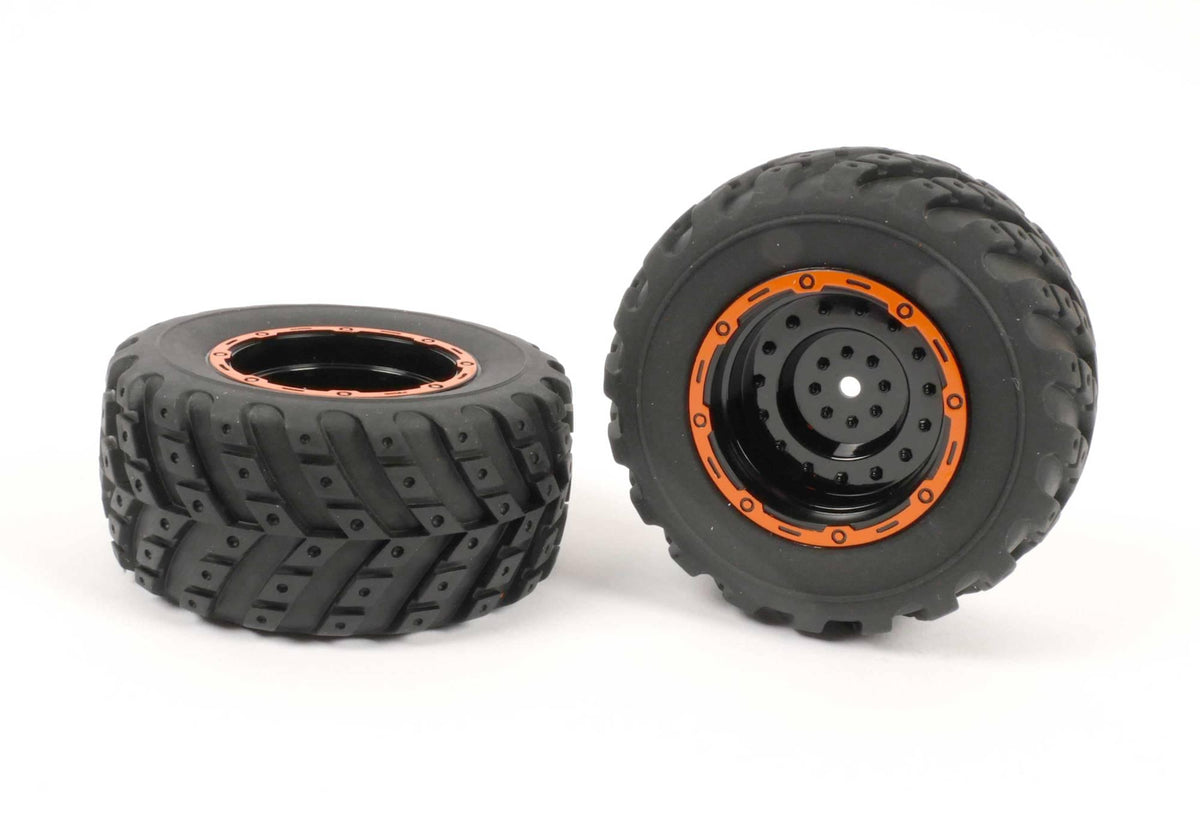 Roue RC orange Truck T2M Stormer T4965/16OR