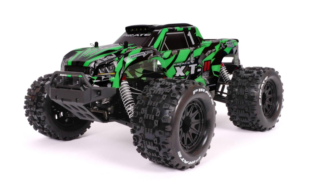 T2M Pirate XT-II Brushless 1/10 4x4 compatible 3S vert – T4988GR