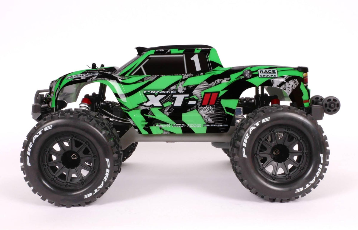 T2M Pirate XT-II Brushless 1/10 4x4 compatible 3S vert – T4988GR
