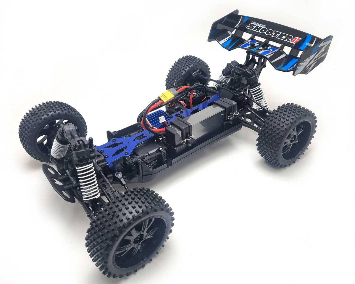 Buggy T2M Pirate Shooter V2 T4989BBU 1/10 Brushless 60km/h - Breizh Modélisme.