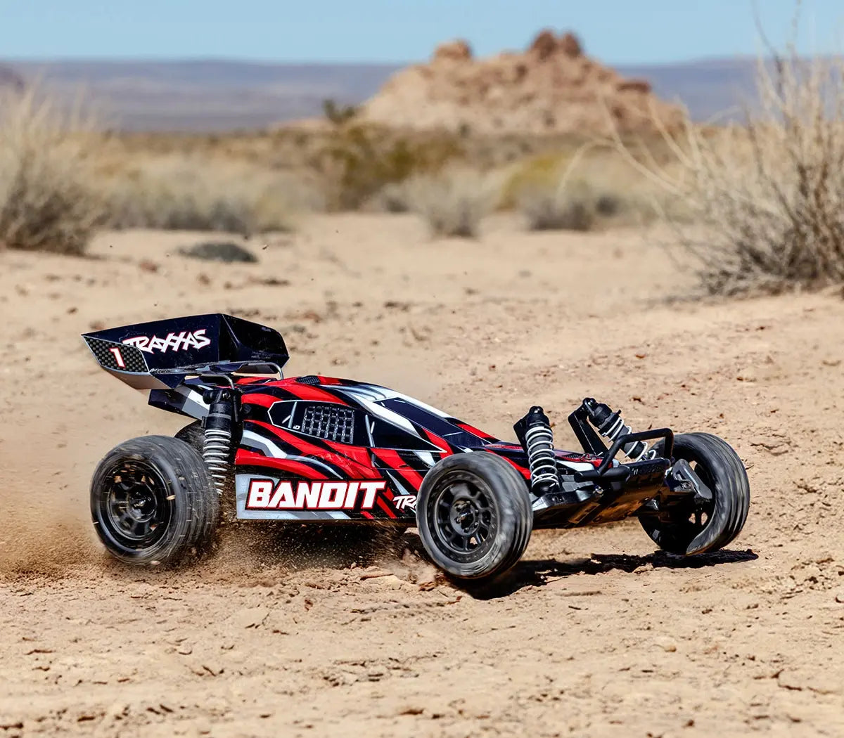 Traxxas Bandit 4x2 charbon avec accu et chargeur usb - 24254-8