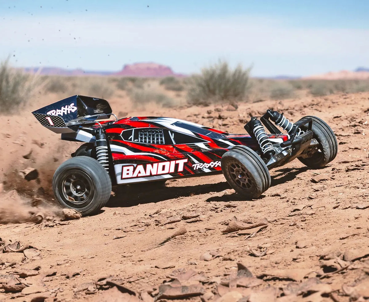 Traxxas Bandit 4x2 charbon avec accu et chargeur usb - 24254-8