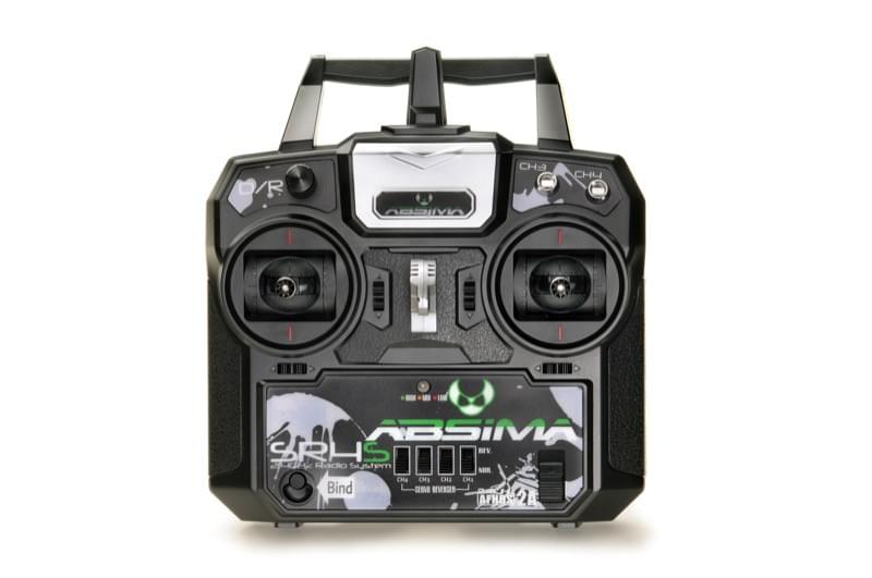 Radio 4 voies SR4S" Stick 2.4GHz avec récepteur pour Voitures RC - Breizh Modélisme.
