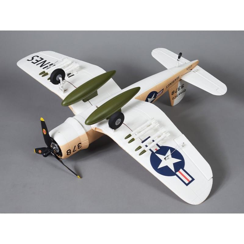 Avion RC 750mm F4U Corsair Warbird PNP kit  DB002PG - Breizh Modélisme.