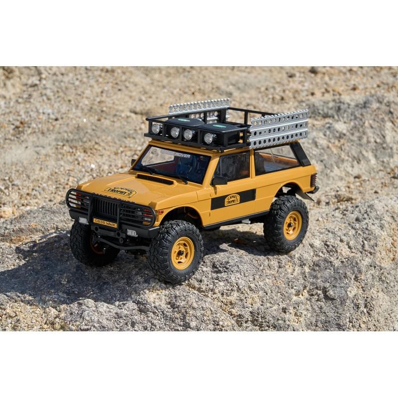 Kit RTR 1/24 pour Range Rover FCX24M Camel Trophy - FMS12481RTR-YL - Breizh Modélisme.