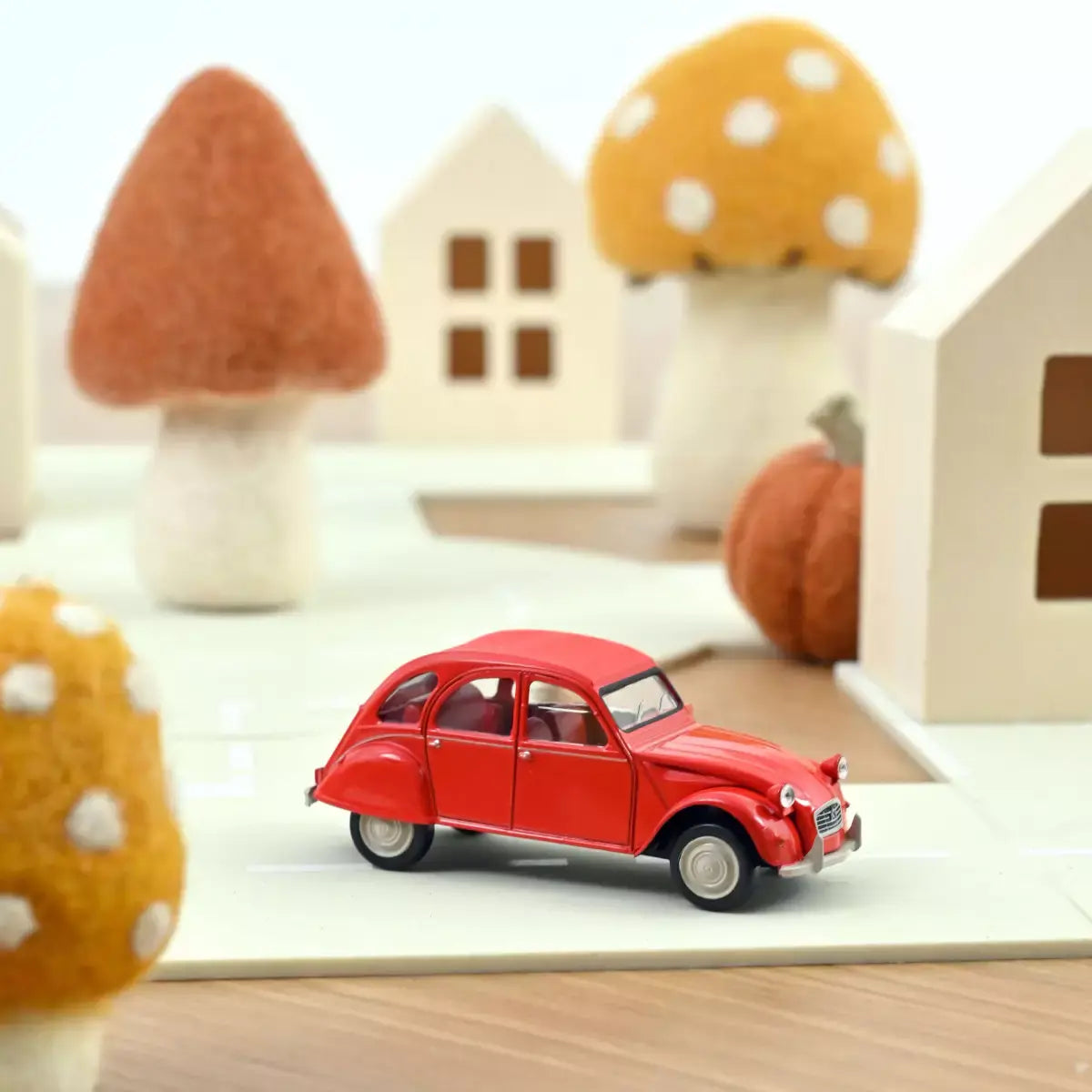 Voiture miniature 1/43 Citroën 2CV 1978 Rouge Géranium Jet-car Norev 150515