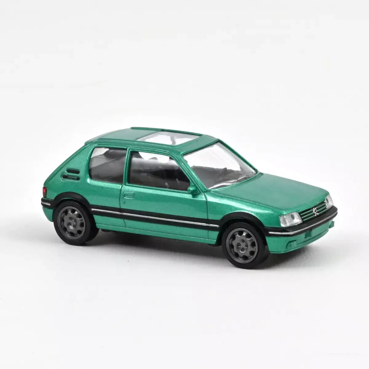 Voiture miniature 1/43 Peugeot 205 GTi 1992 Vert métallisé Jet-car Norev display