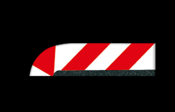 4 Fin de Bordures Intérieures Courbe Relevé - Carrera 20599 - Breizh Modélisme.