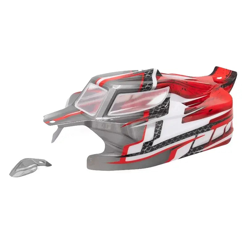 Carrosserie SPIRIT NXT EVO RR Rouge / Grise - CA-225 - Breizh Modélisme.