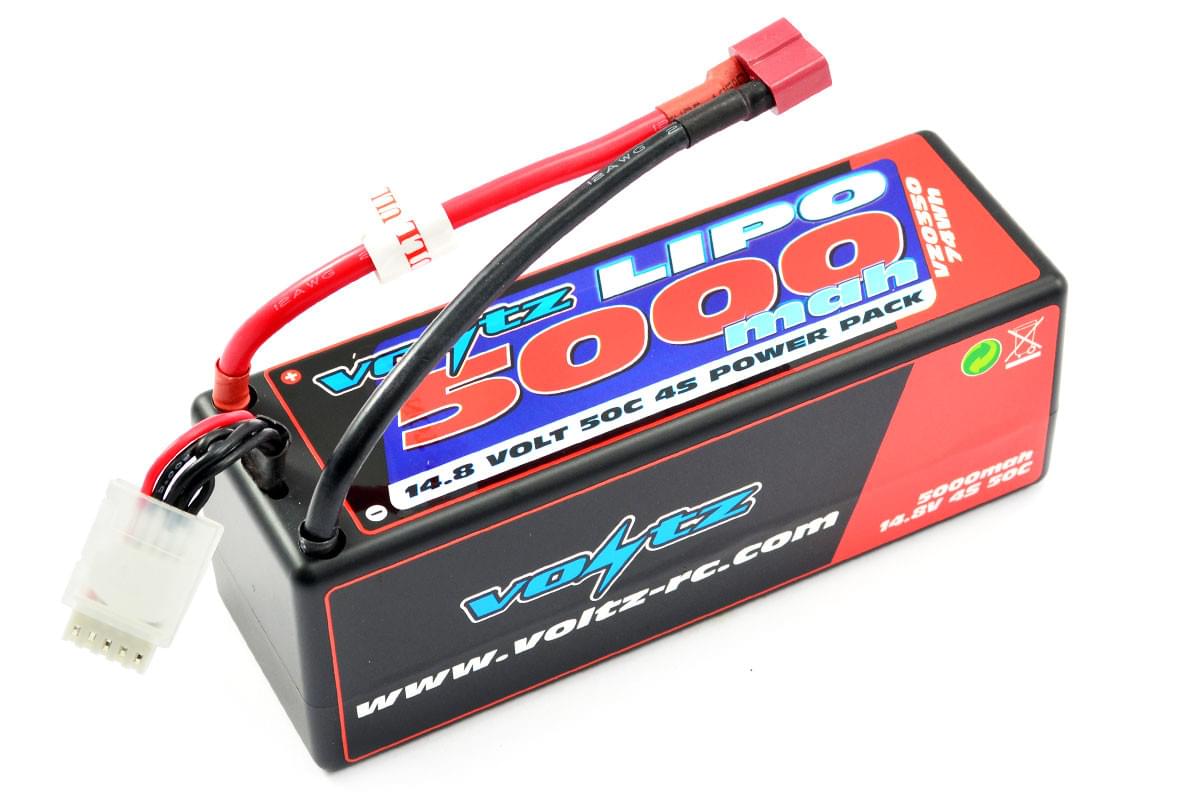 Batterie LiPo 4S 14.8V 5000mah 50c Deans 139x46x49mm - Breizh Modélisme.