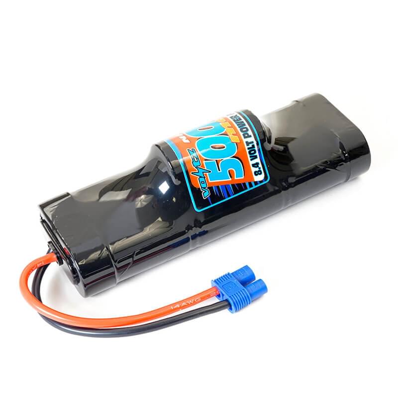 Batterie Ni-Mh Standard 5000mAh 8,4V Prise EC3 - Breizh Modélisme.
