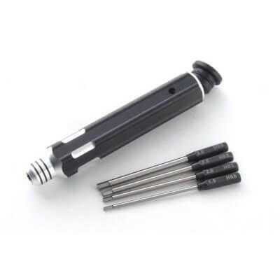 Multi tournevis hexagonal 1,5, 2, 2,5 et 3mm - Breizh Modélisme.