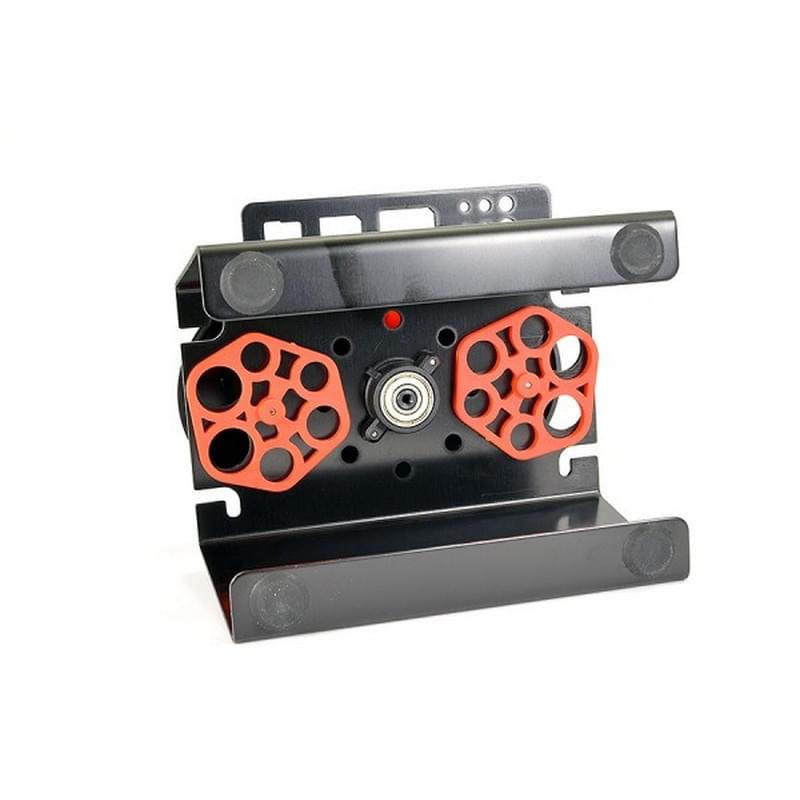 Stand, Plateau Pivotant Alu Deluxe 1/8 et 1/10 noir - Breizh Modélisme.