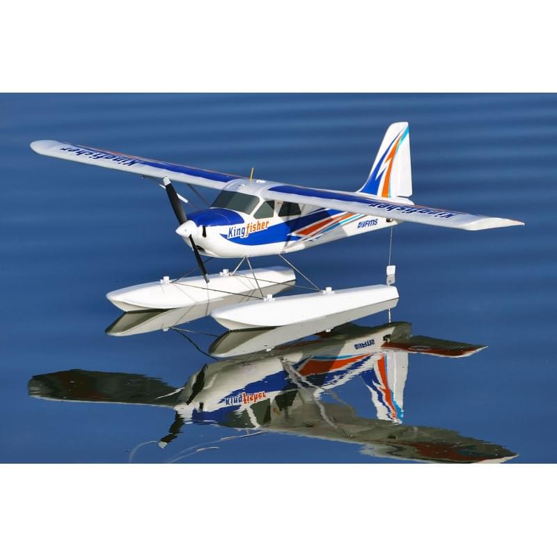 Avion FMS Kingfisher 1m40 PNP + flotteurs + Reflex FMS103F - Breizh Modélisme.