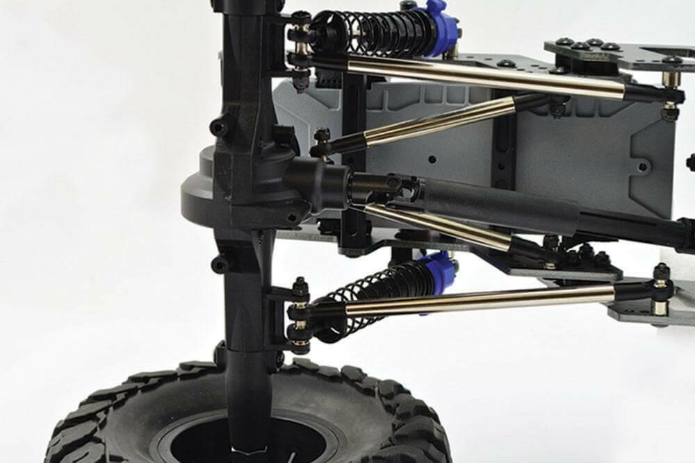 Crawler rc 1/10 FTX MAULER 4X4 Rock - FTX5575R Rouge - Breizh Modélisme.