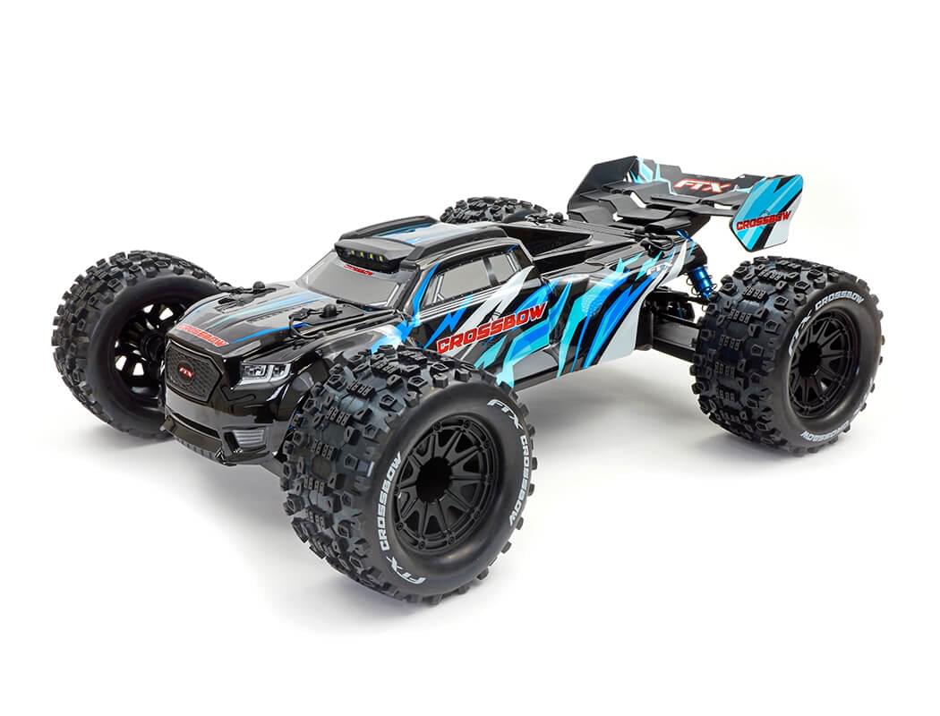 Truggy FTX Crossbow 1/10 brushless RTR bleu - FTX5490BL - Breizh Modélisme.