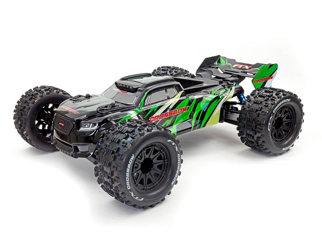 Truggy FTX Crossbow 1/10 brushless RTR vert - FTX5490GN - Breizh Modélisme.